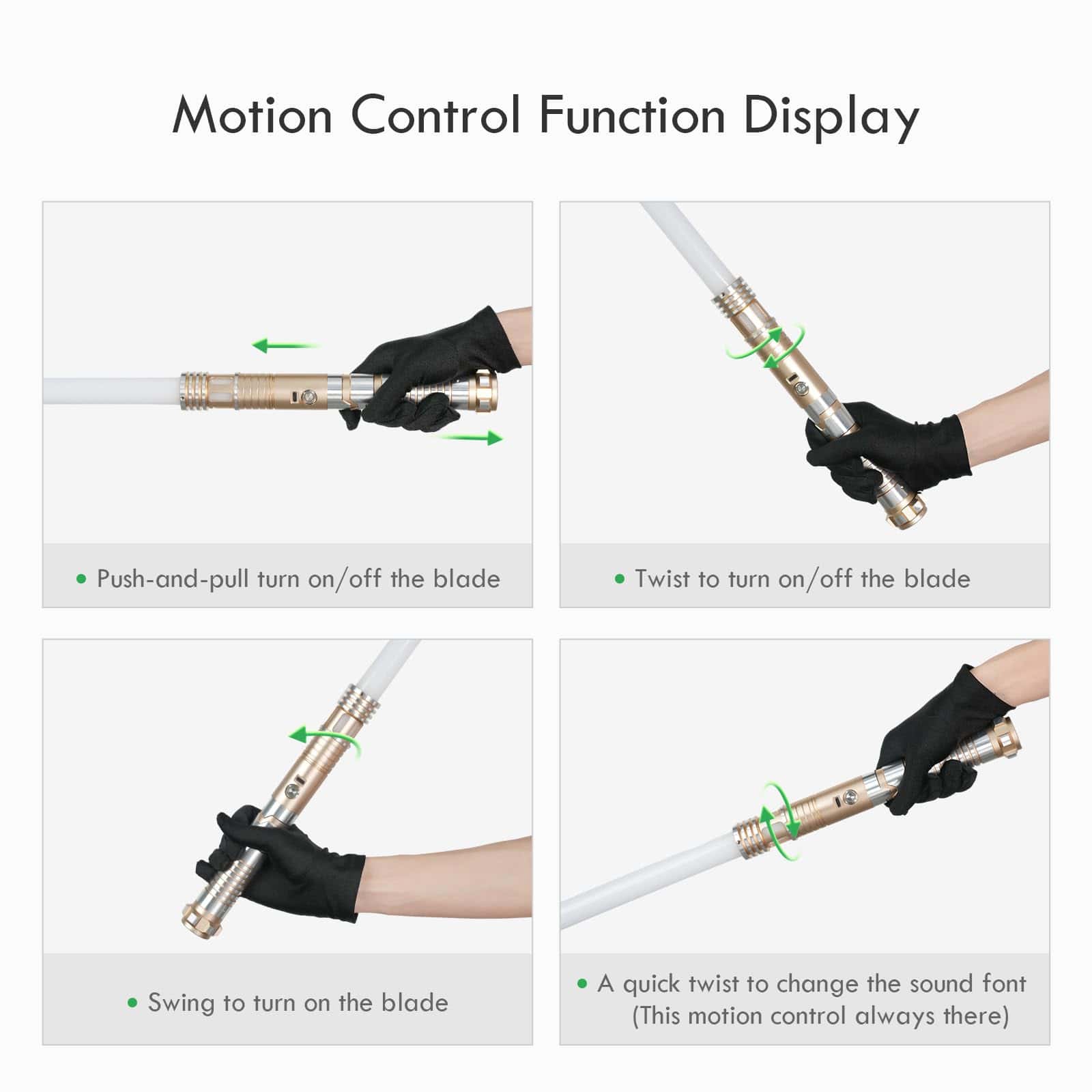 Sable de Luz Custom con Swing Suave RGBX, Control de - Imagen 5
