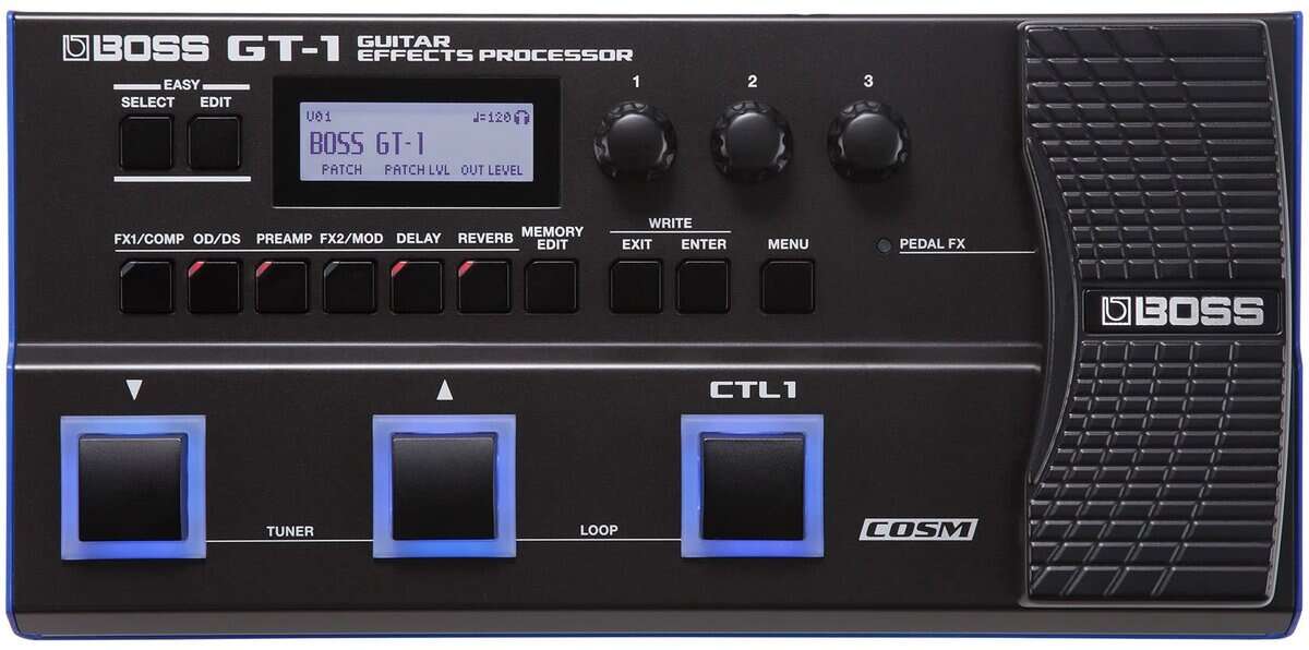 Procesador de Efectos para Guitarra BOSS GT-1 Bundle con - Imagen 3