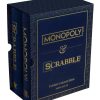Colección de Juegos de Mesa Monopoly y Scrabble Indigo de