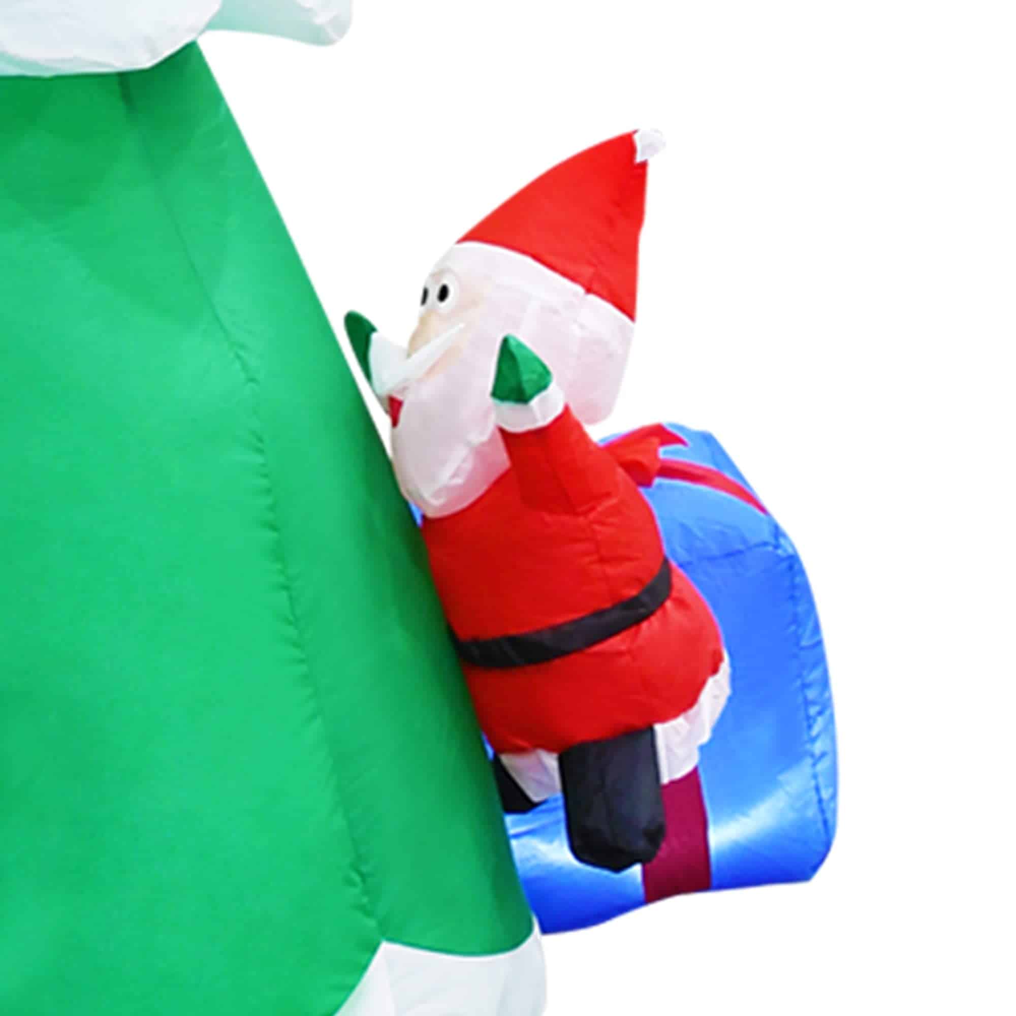 Inflable de 8 pies de Santa subiendo a un árbol - Imagen 3
