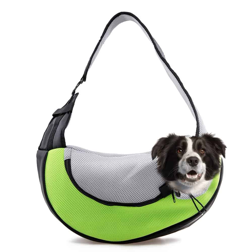 APABEZY Bolsa de Hombro para Perros Pequeños Capacidad 10