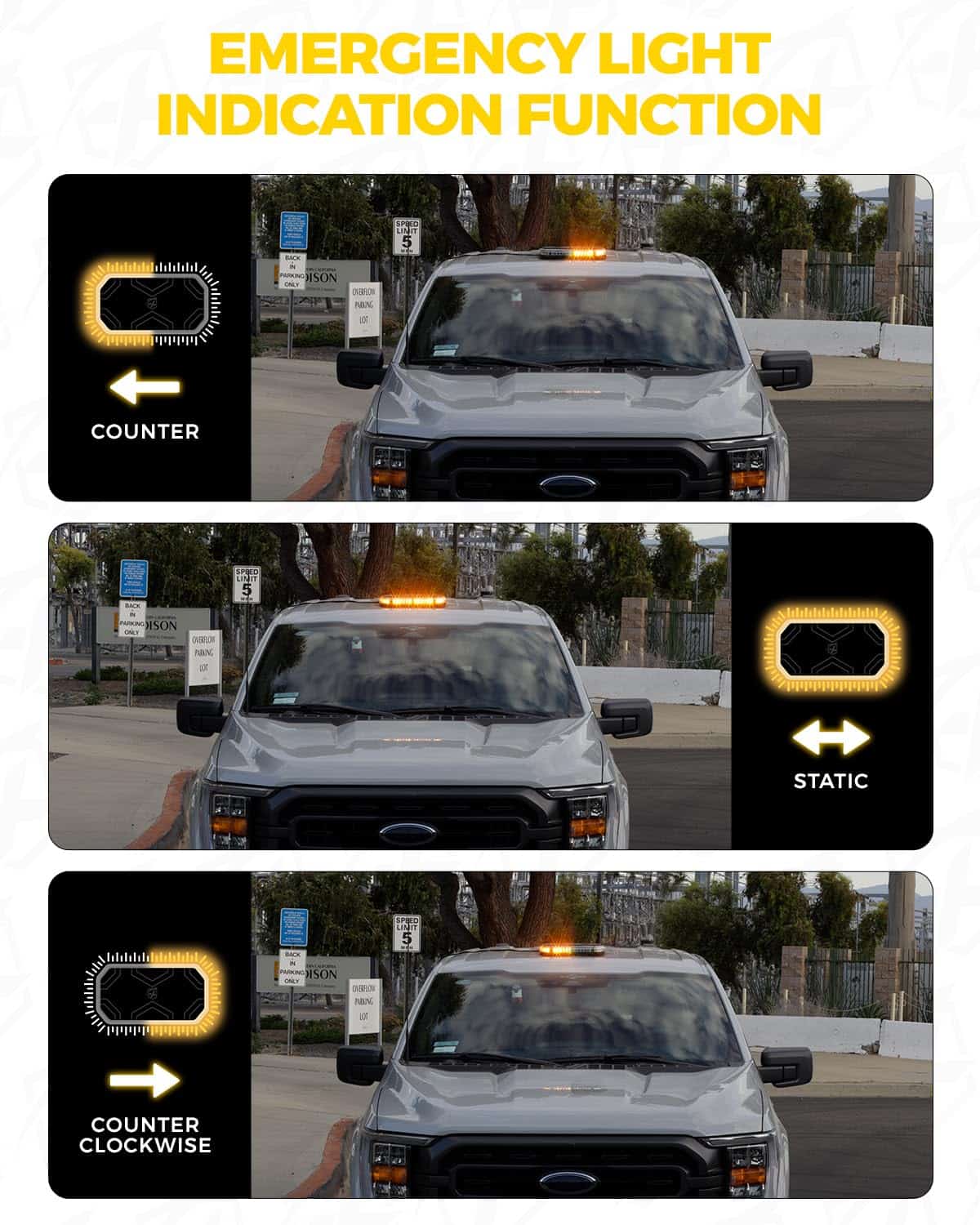 Barra de Luz de Baliza Estroboscópica para Techo Xprite con - Imagen 3