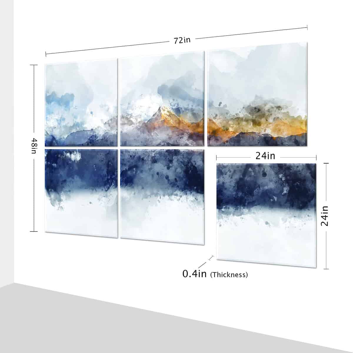 Paquete de 6 Paneles Acústicos Decorativos Ruonin.X, Mejor - Imagen 4