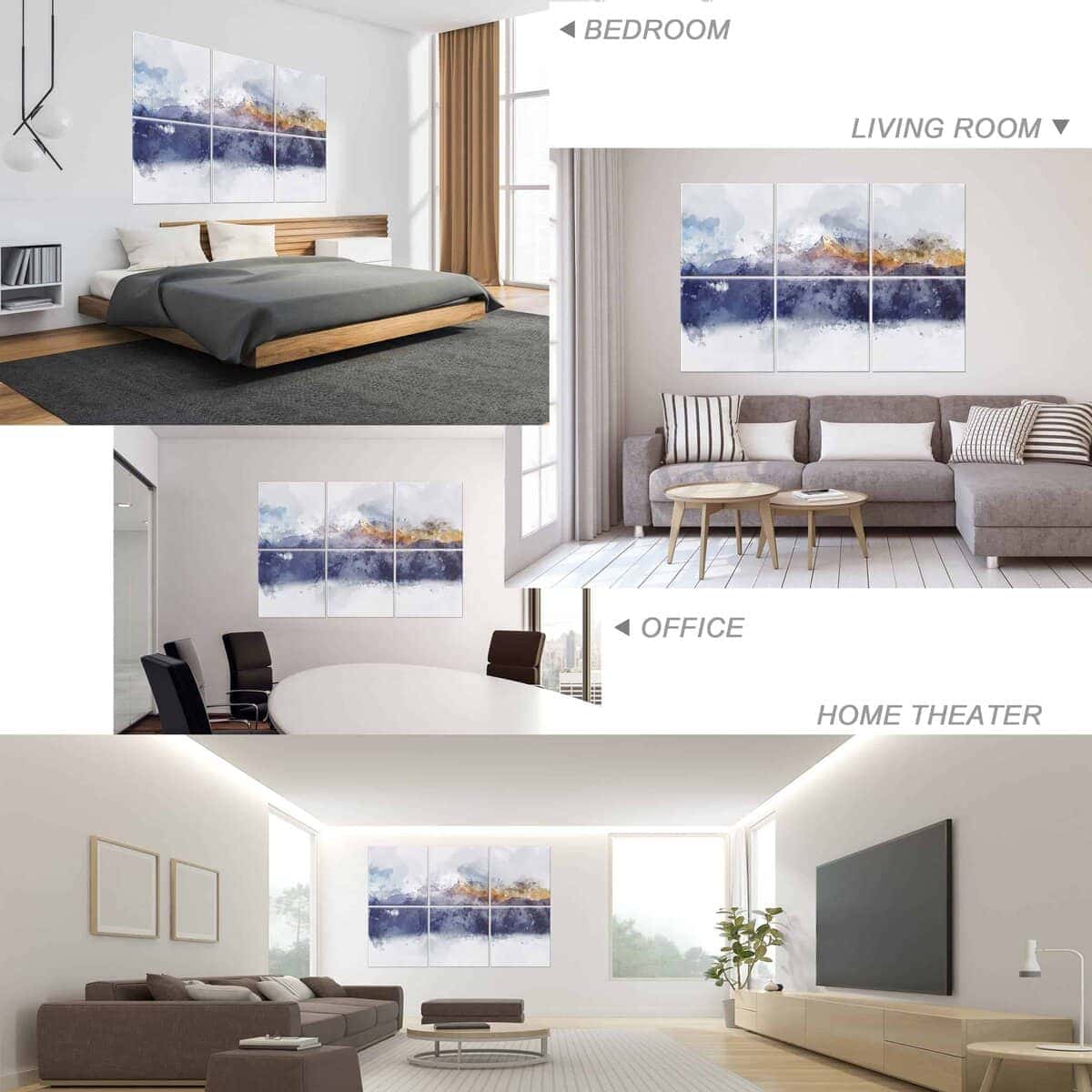 Paquete de 6 Paneles Acústicos Decorativos Ruonin.X, Mejor - Imagen 5