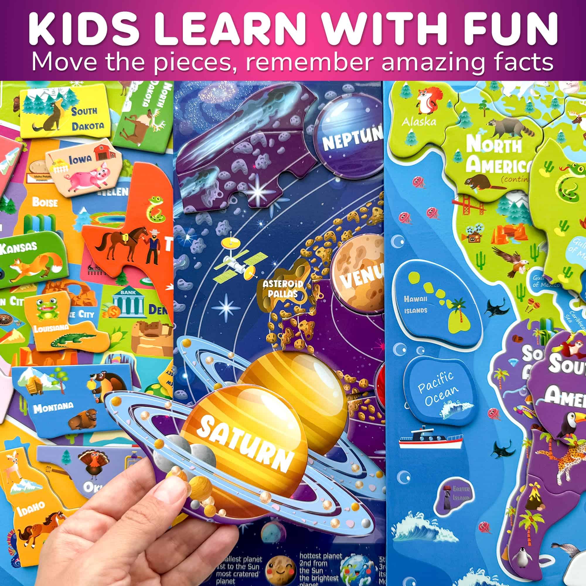 Rompecabezas magnéticos QUOKKA para niños de 3 a 5 años - 3 - Imagen 5