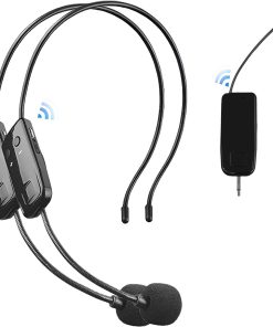 Sistema de micrófono inalámbrico HUACAM 2.4G para Dos