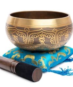 Set de Cuenco Tibetano - Fácil de Tocar -Turquesa)