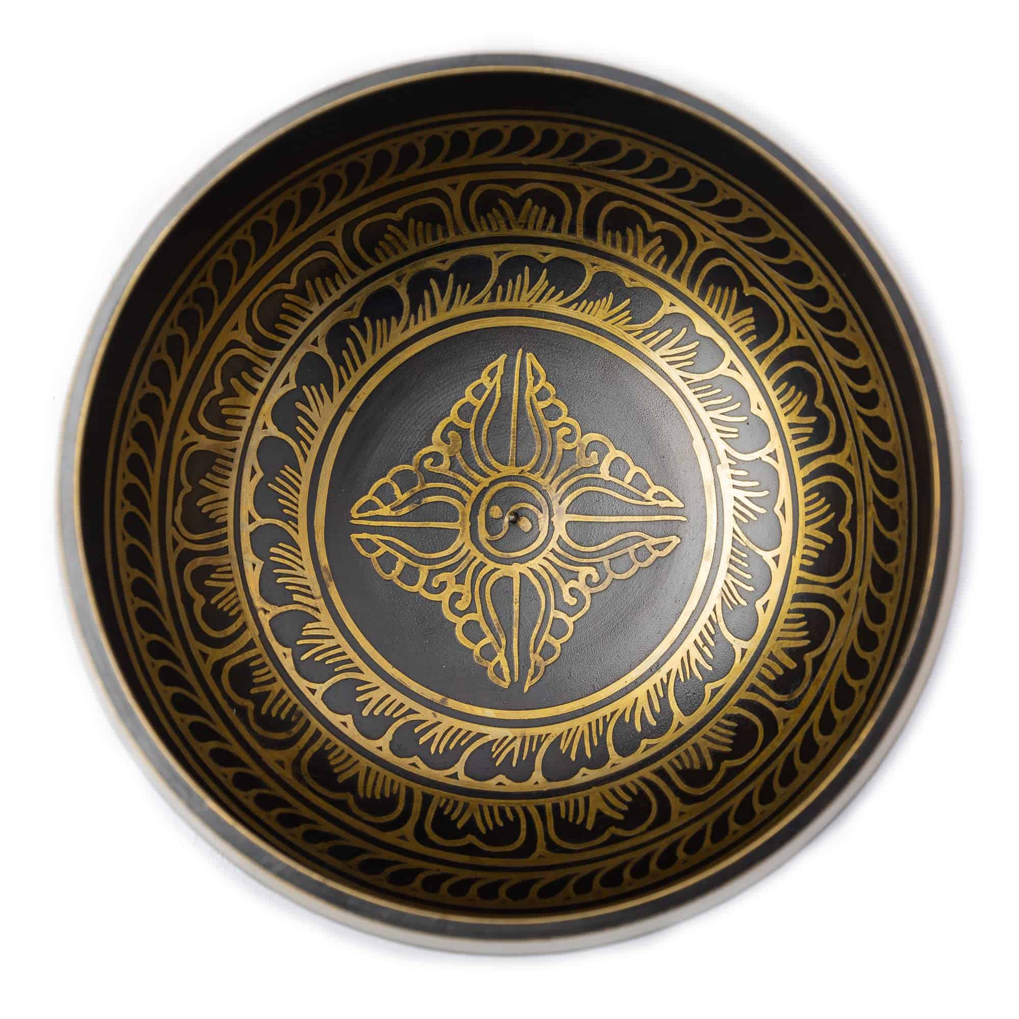 Set de Cuencos Tibetanos - Fácil de Tocar Auténtico Hecho a - Imagen 4