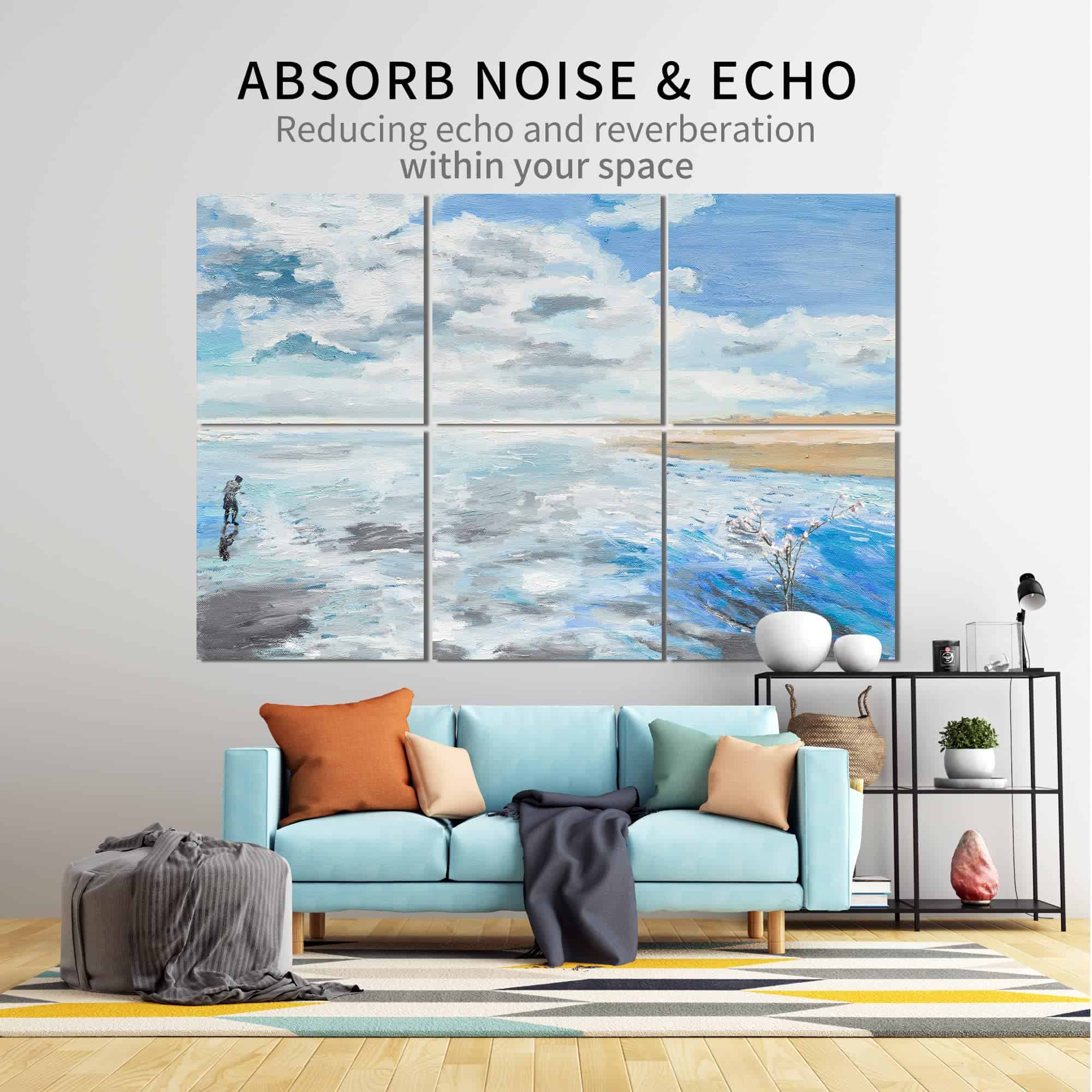 Paneles Acústicos Olanglab Art, Paquete de 6 Paneles de - Imagen 3