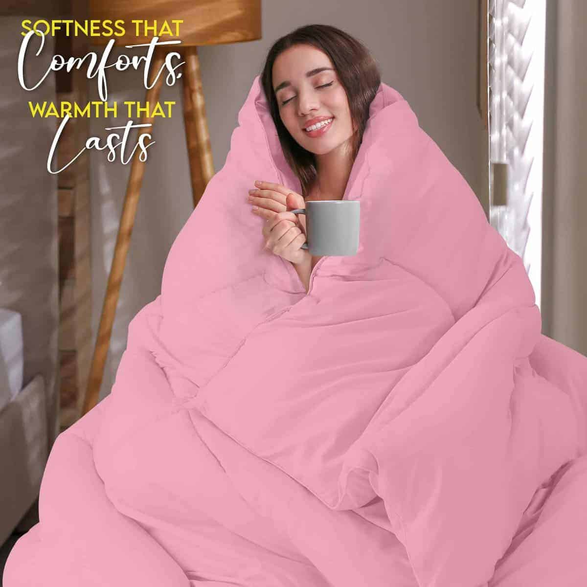 Edredón Acolchado Utopia Bedding con Pestañas en las - Imagen 5