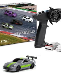 Coche Mini RC Turbo a Escala 1/76 FLYCOLOR con Control