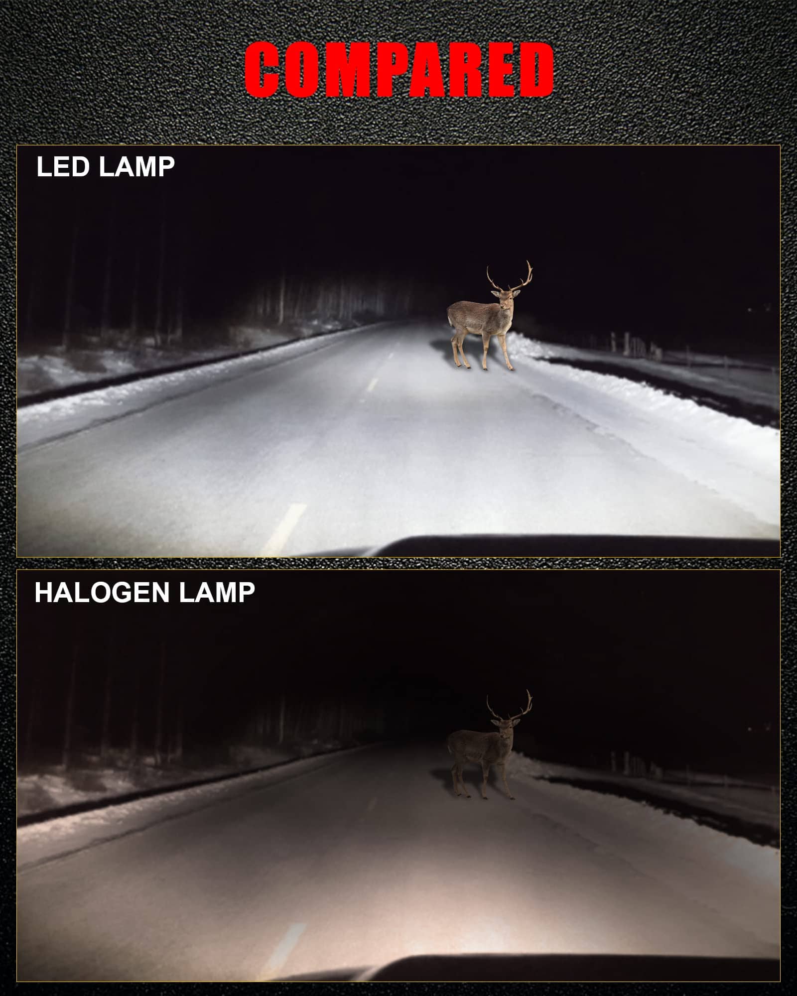 UNI-SHINE Faro LED de 7 pulgadas, Faros LED redondos de 7" - Imagen 3