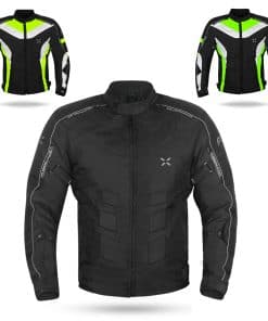 Chamarra de Moto con Armadura para Hombres FTX, Estilo de