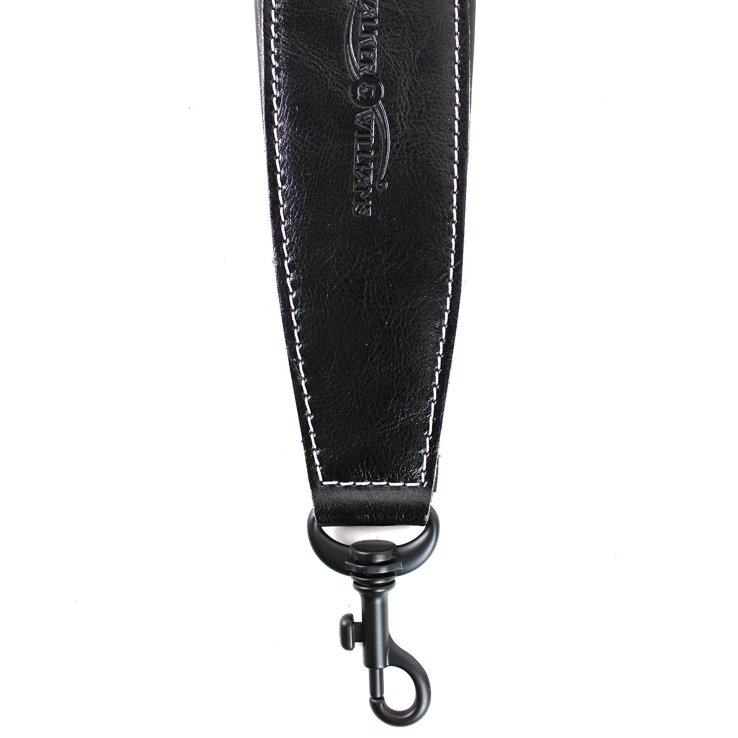Correa de Banjo Walker & Williams BS-74-BLK de Cuero Negro - Imagen 7