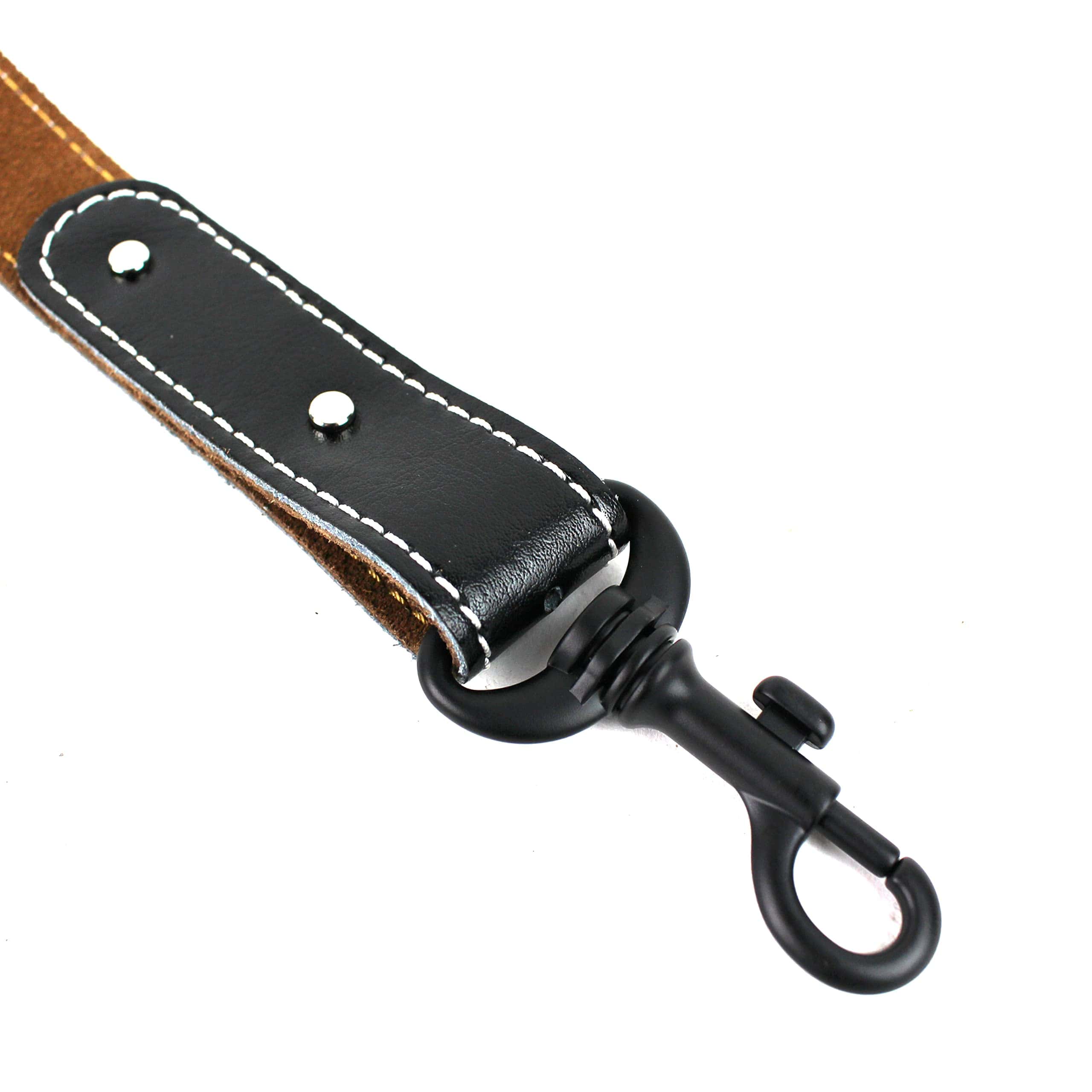 Correa de Banjo Walker & Williams BS-74-BLK de Cuero Negro - Imagen 9