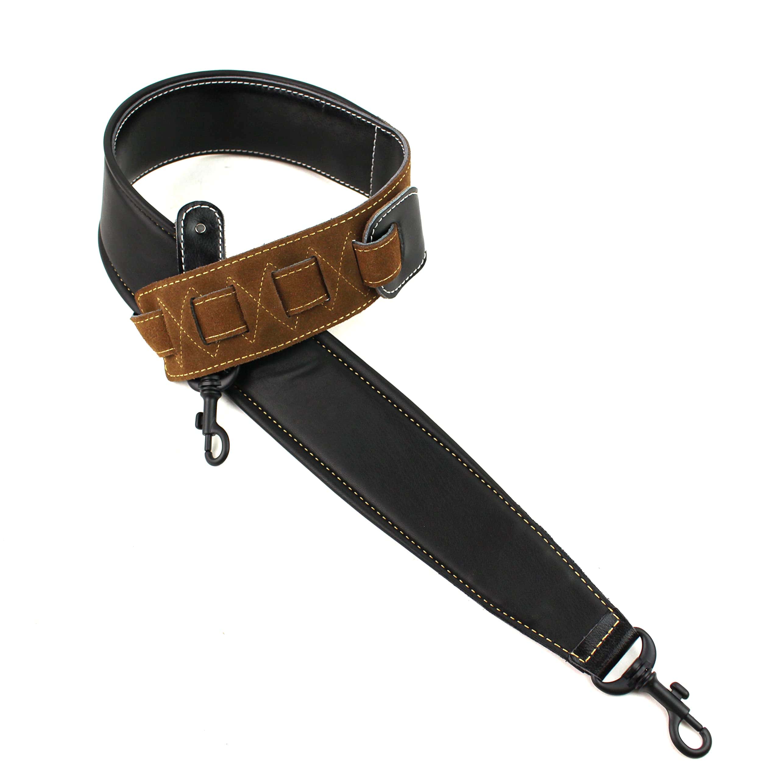 Correa de Banjo Walker & Williams BS-74-BLK de Cuero Negro - Imagen 10