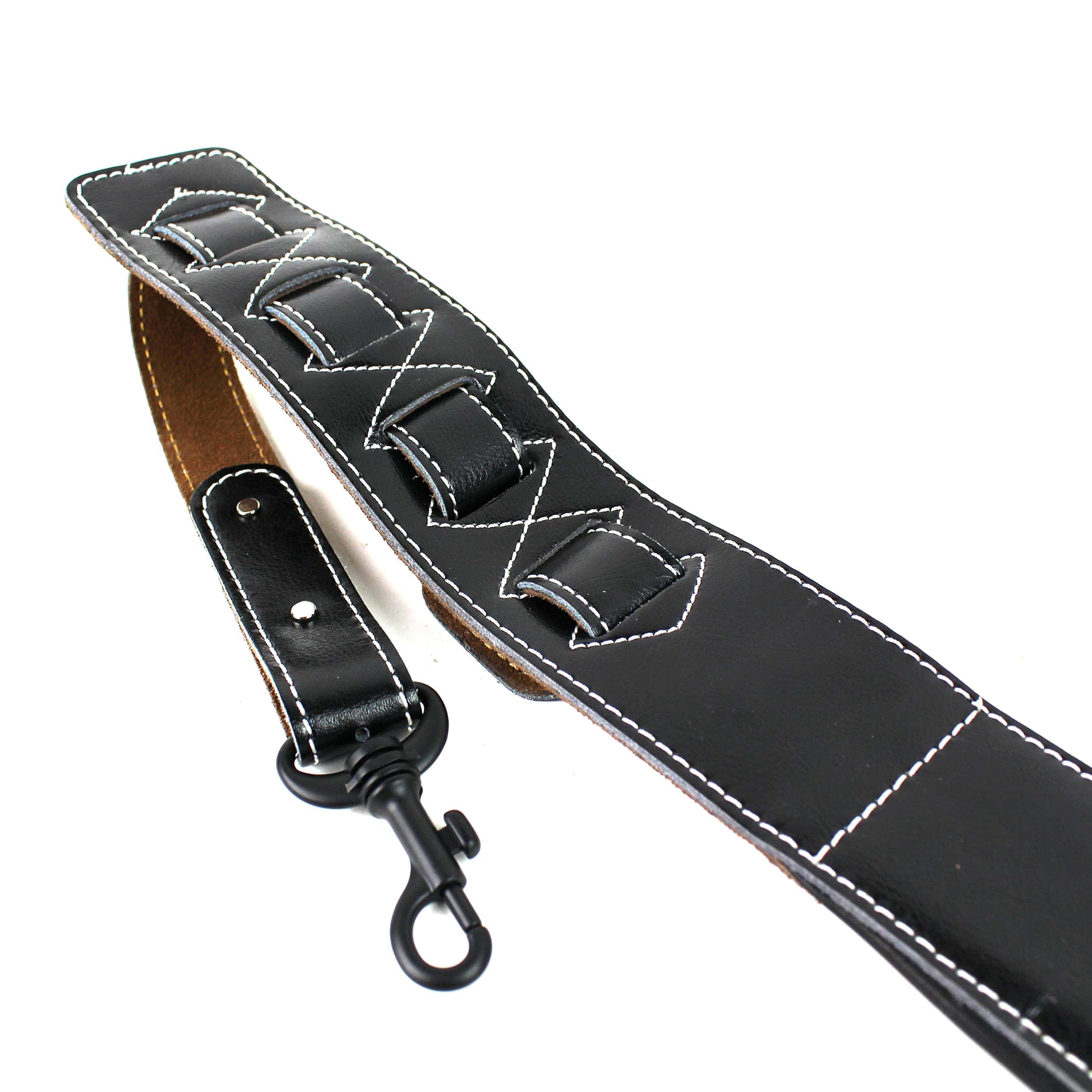 Correa de Banjo Walker & Williams BS-74-BLK de Cuero Negro - Imagen 8