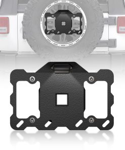 Soporte de placa de matrícula de repuesto para llanta con