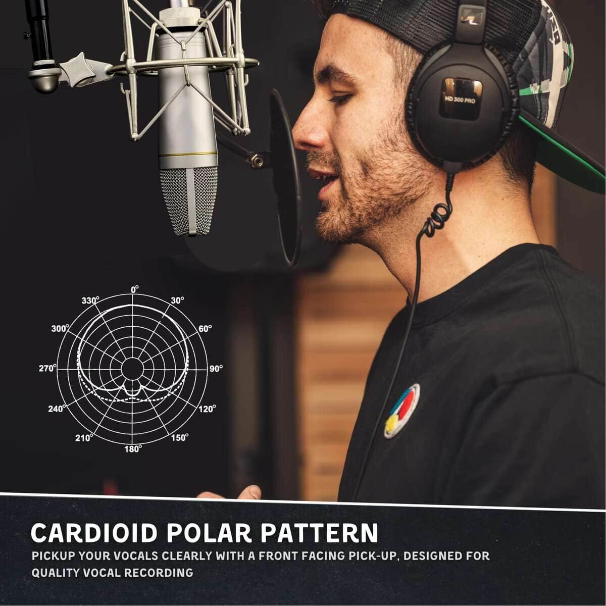 Micrófono de condensador MA-67 Studio, cápsula de 34 mm con - Imagen 7