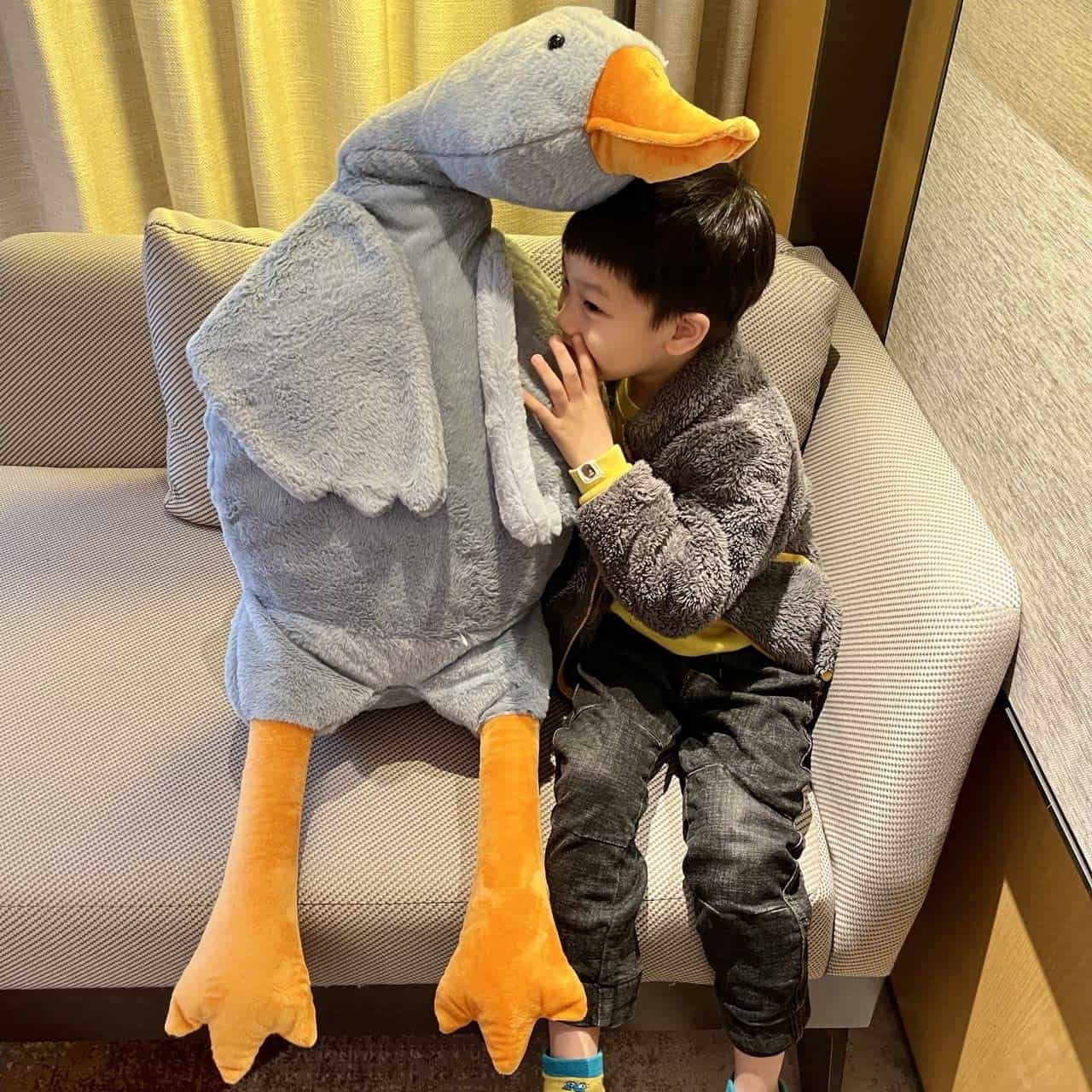 Peluche de Ganso Tanha, Suave Peluche Grande de Ganso, - Imagen 4