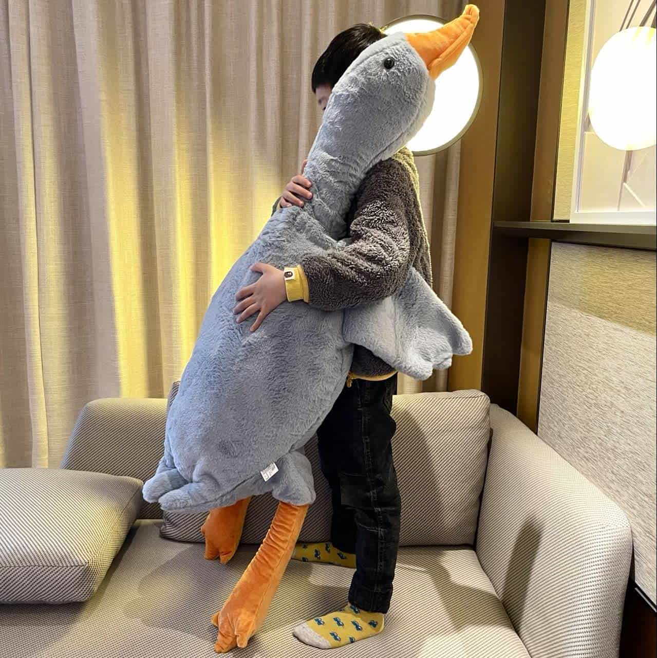 Peluche de Ganso Tanha, Suave Peluche Grande de Ganso, - Imagen 3