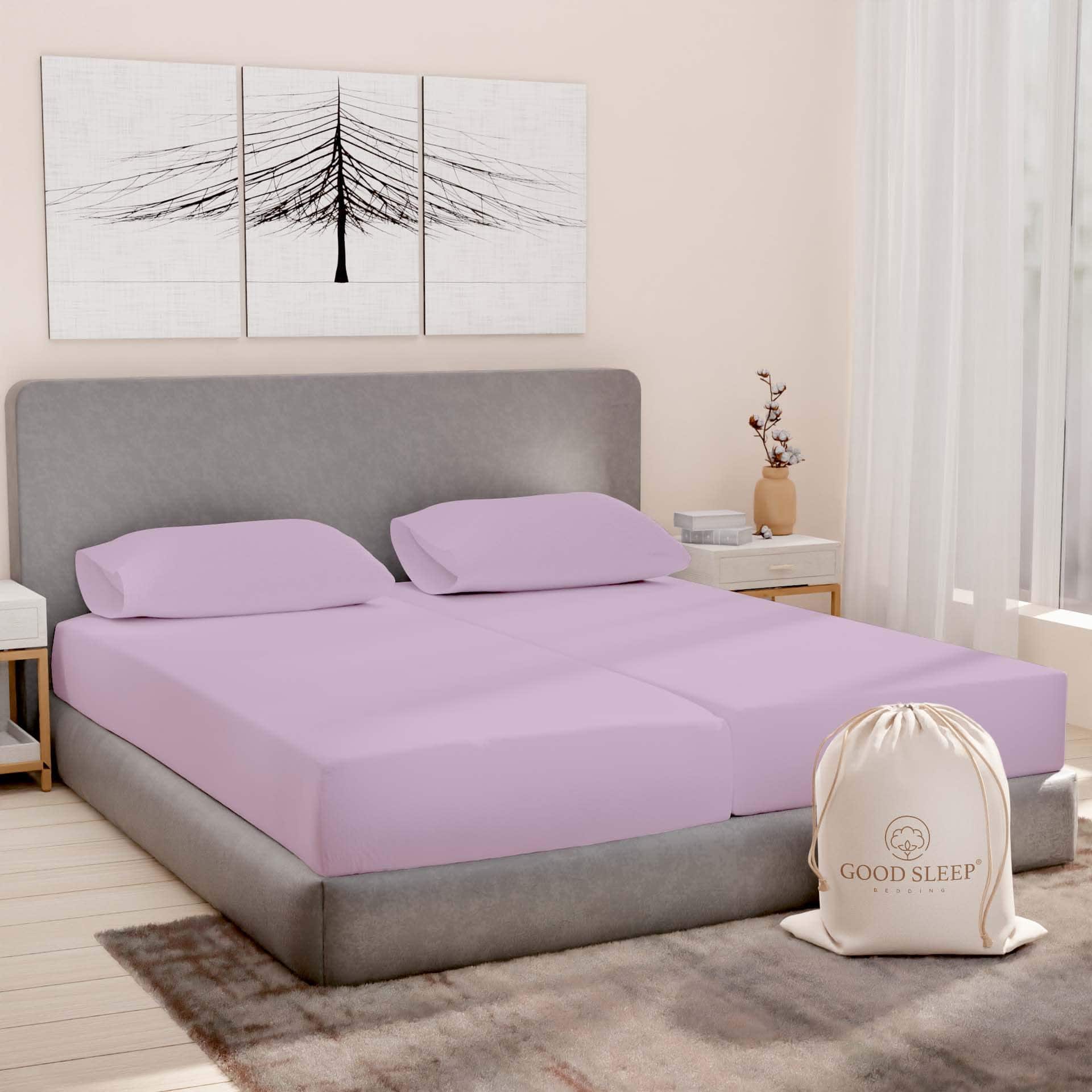 Juegos de Sabanas Split King para Cama Ajustable de