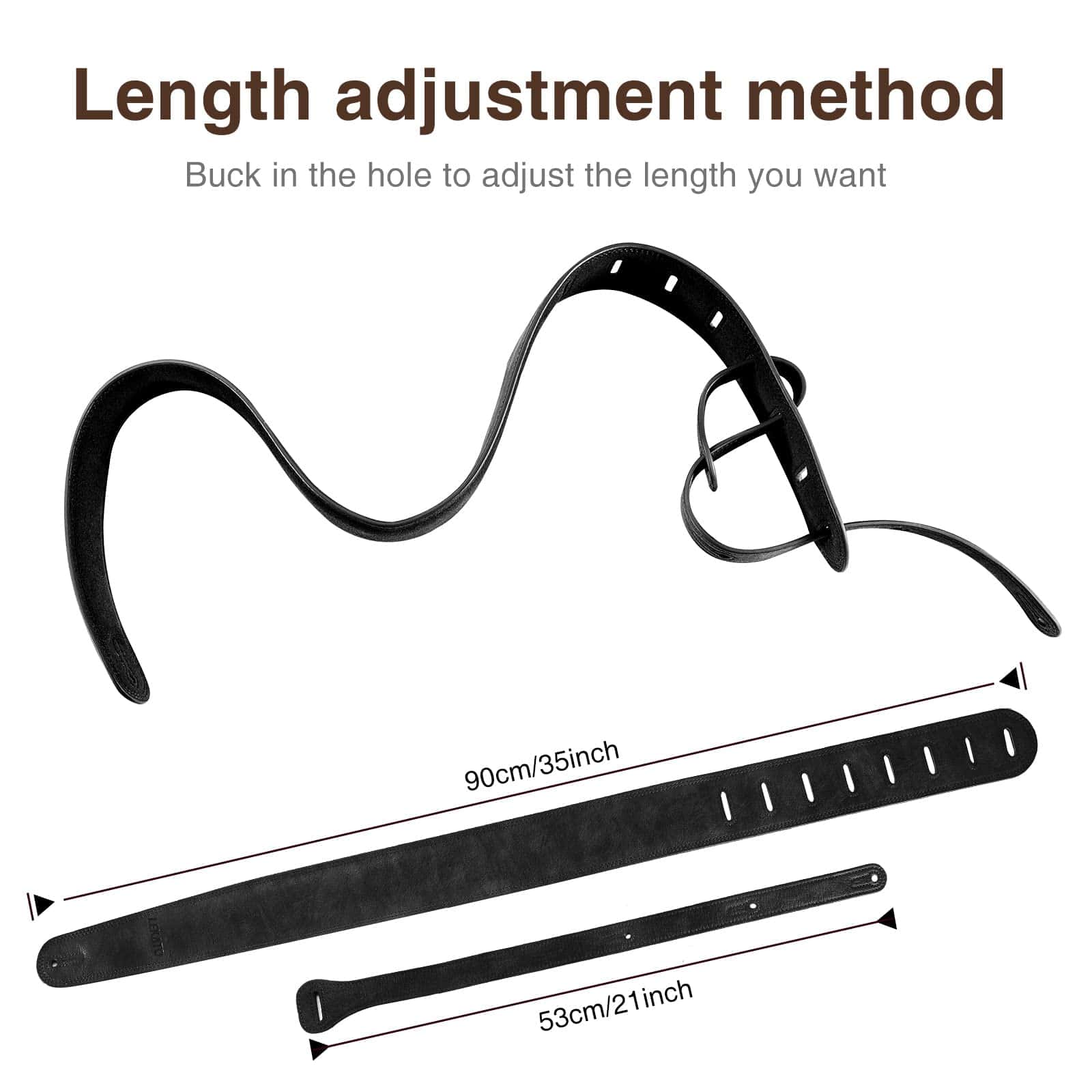Correa de Bajo Eléctrico LEKATO para Bajo y Guitarra - Imagen 5