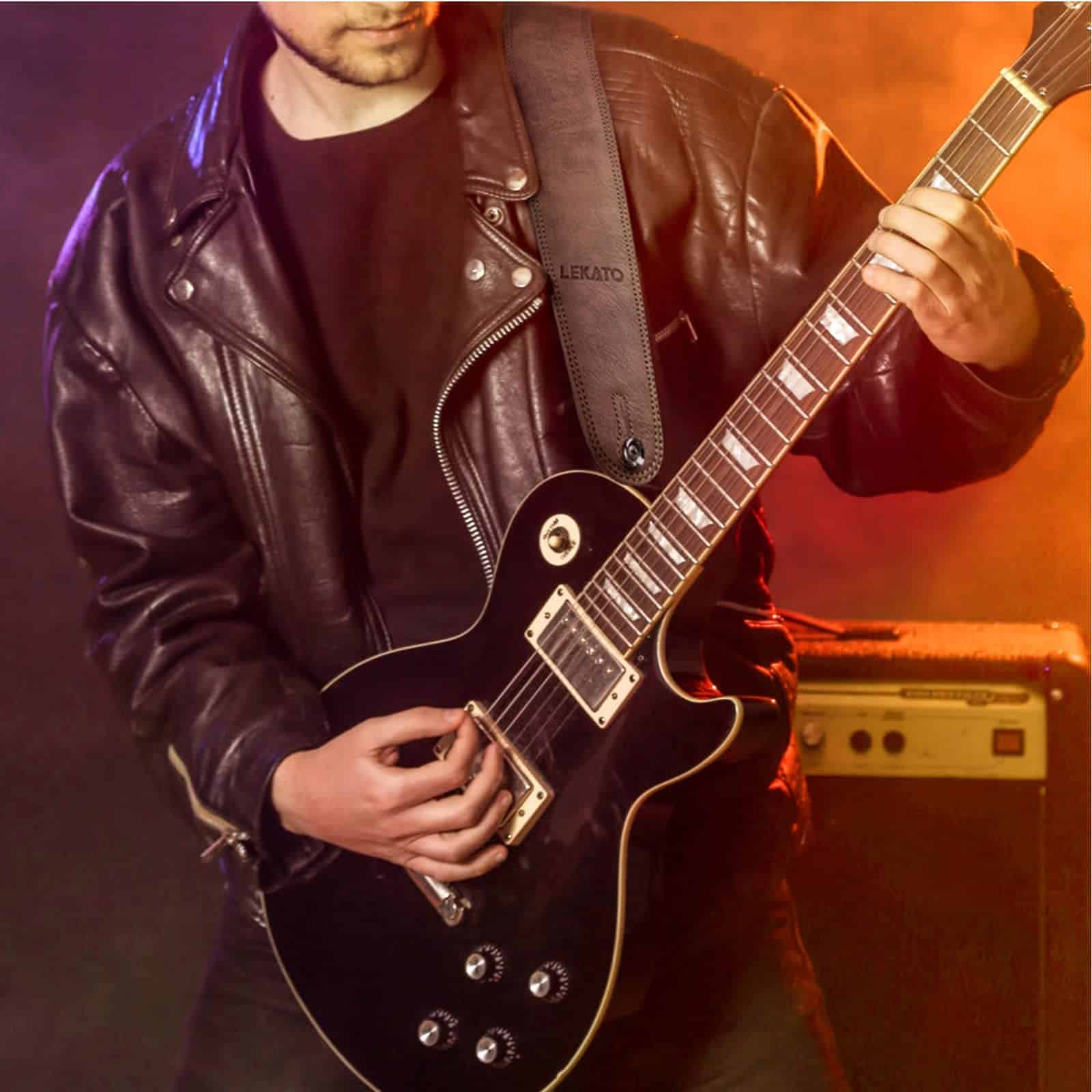 Correa para bajo eléctrico LEKATO para bajo y guitarra - Imagen 8