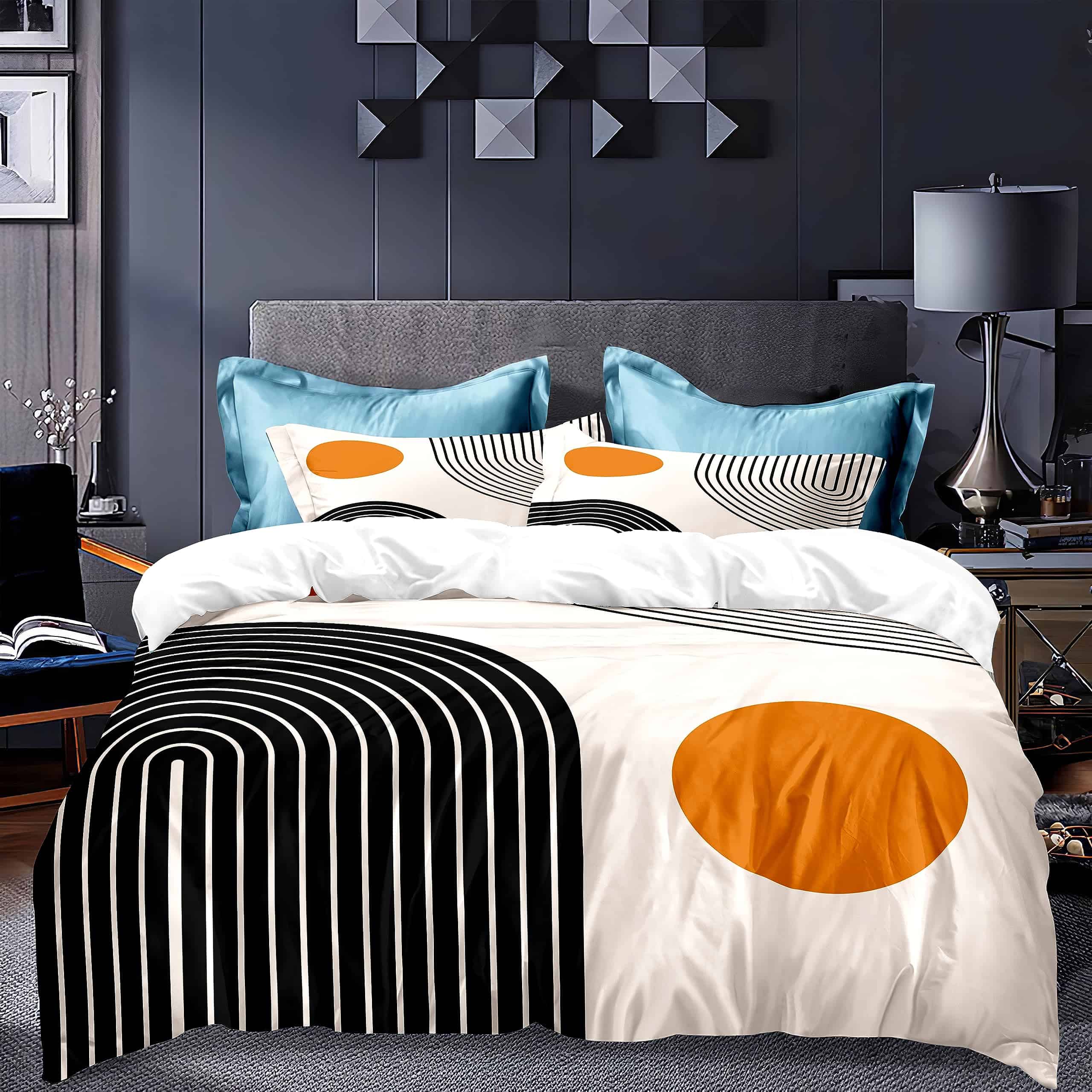 Juego de Funda Nórdica Moderna del Siglo Medio King Incluye - Imagen 5