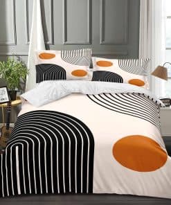 Juego de Funda Nórdica Moderna del Siglo Medio King Incluye