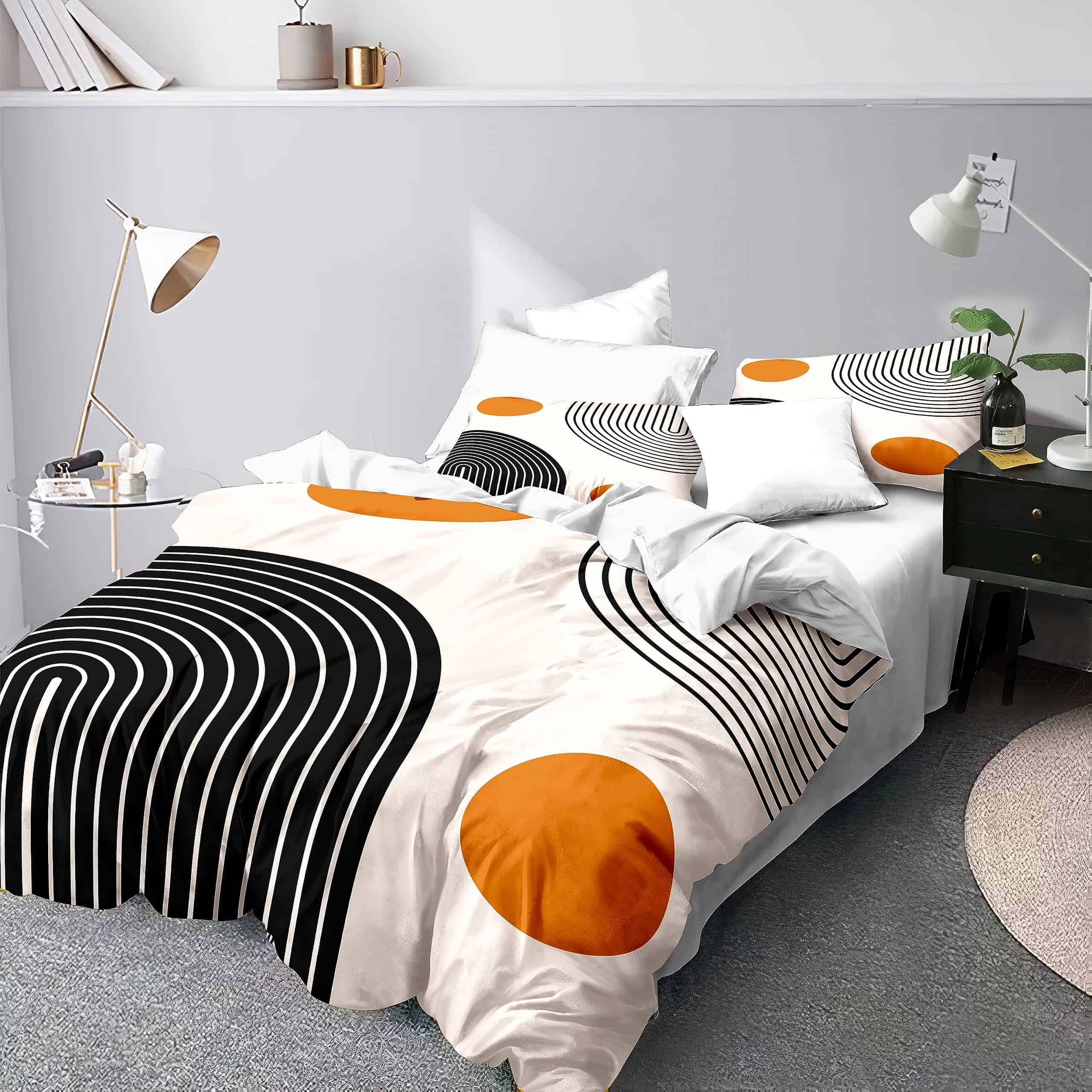 Juego de Funda Nórdica Moderna del Siglo Medio King Incluye - Imagen 3