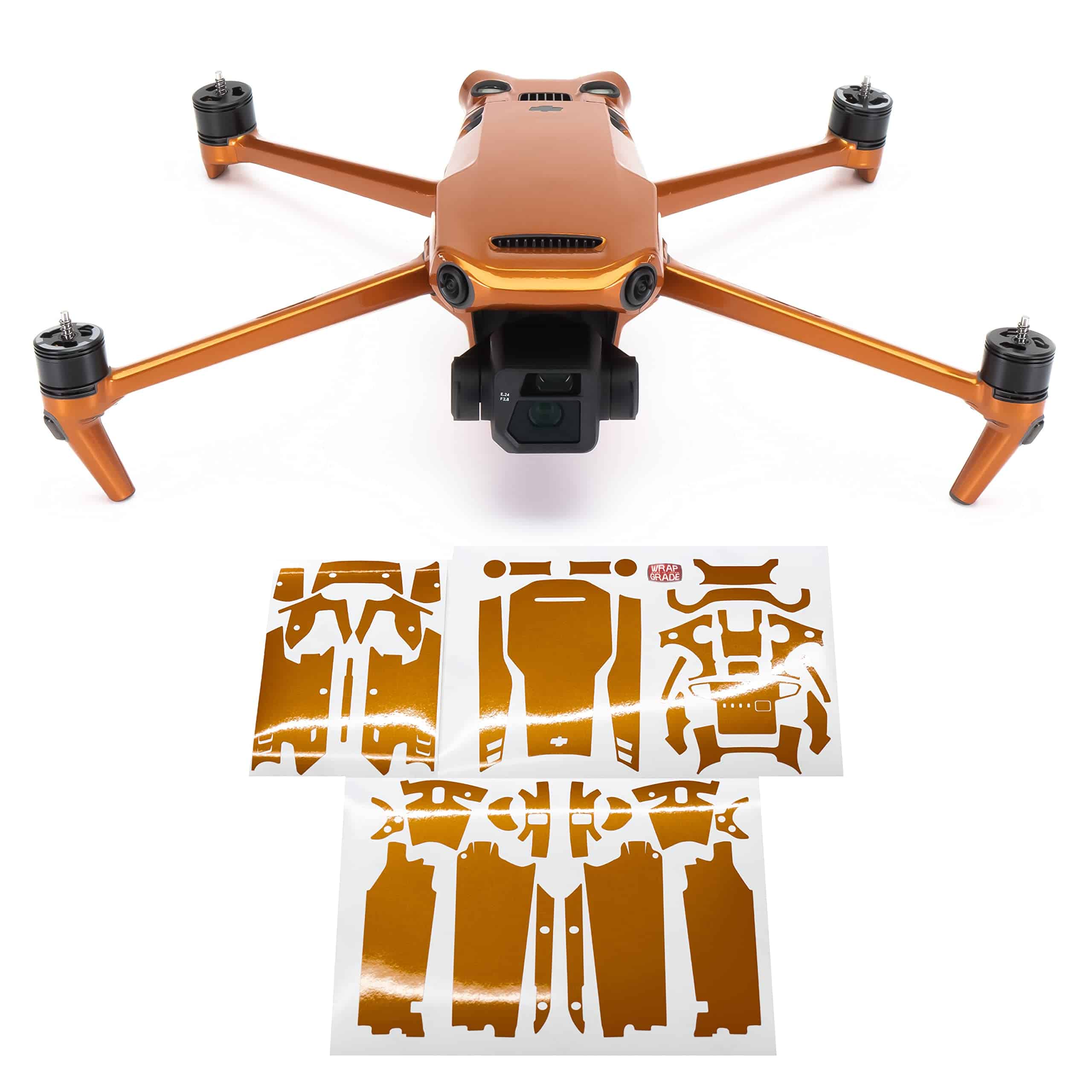 Calcomanías completas WRAPGRADE para DJI Mavic -Cobre Maripo