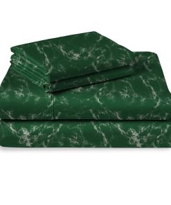 Juego de Funda Nórdica King Pizuna Pure -Verde Mármol