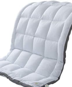 SUFUEE Colchón Topper TwinXL & Protector de Colchón para