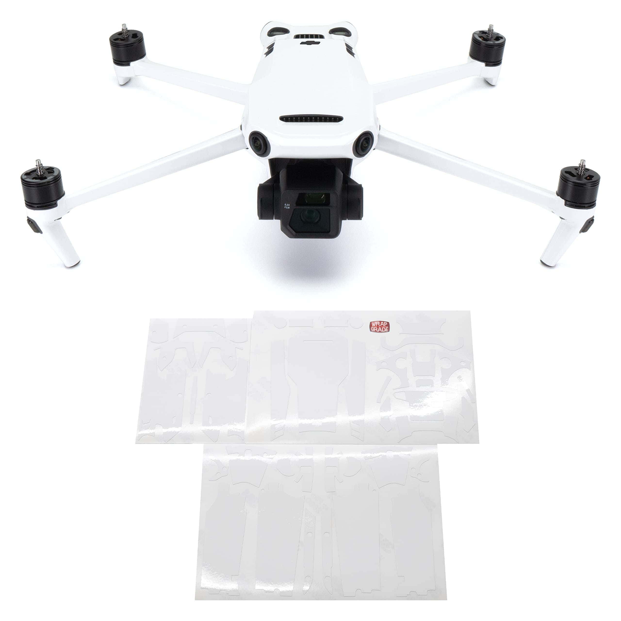 Calcomanías completas WRAPGRADE para DJI Mavic -Blanco de Ca
