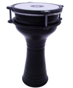 Pequeño Darbuka de Aluminio de 10'' de -" (Negro)