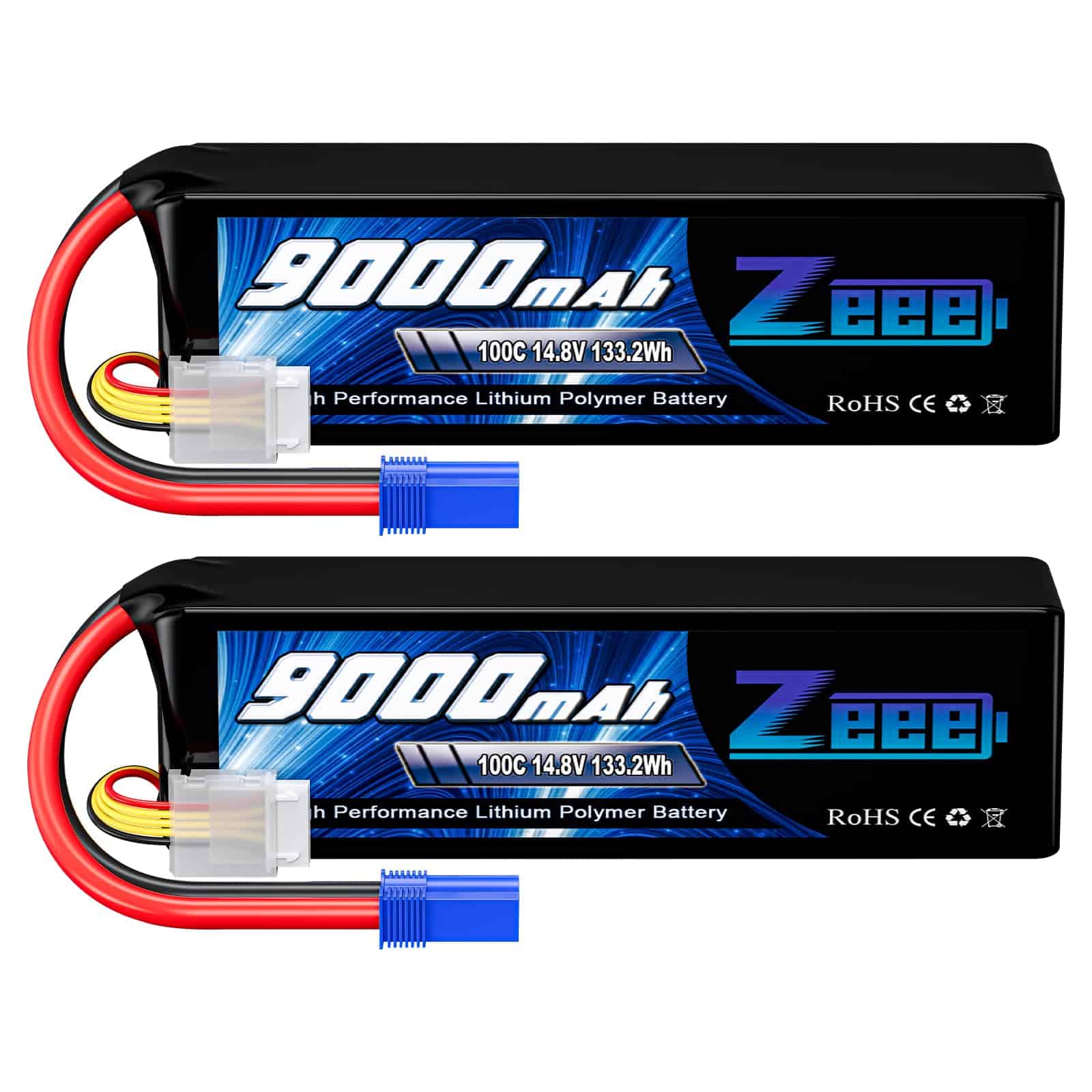Batería Zeee 4S Lipo 9000mAh 14.8V 100C Estuche Blando RC