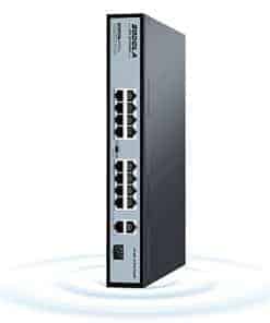 Switch PoE de 16 Puertos/16 Puertos PoE+ 100Mbps, 2 Gigabit