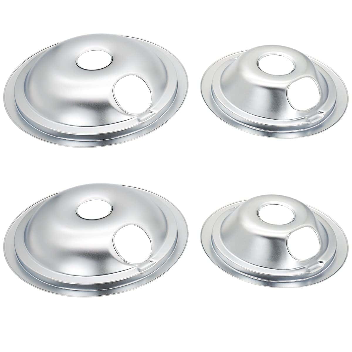 Siwdoy WB31T10010 WB31T10011 Chrome Drip Pans and WB30M1 - Imagen 3