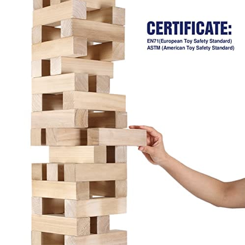 Juego de Torre Gigante GOTHINK, Super Grande 51 Piezas - Imagen 4