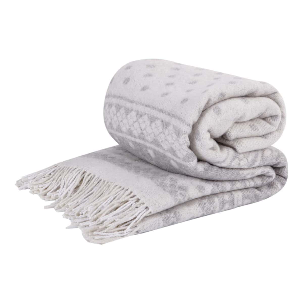 Manta de Lana Merina LYHome - Abrigo Cálido para Clima