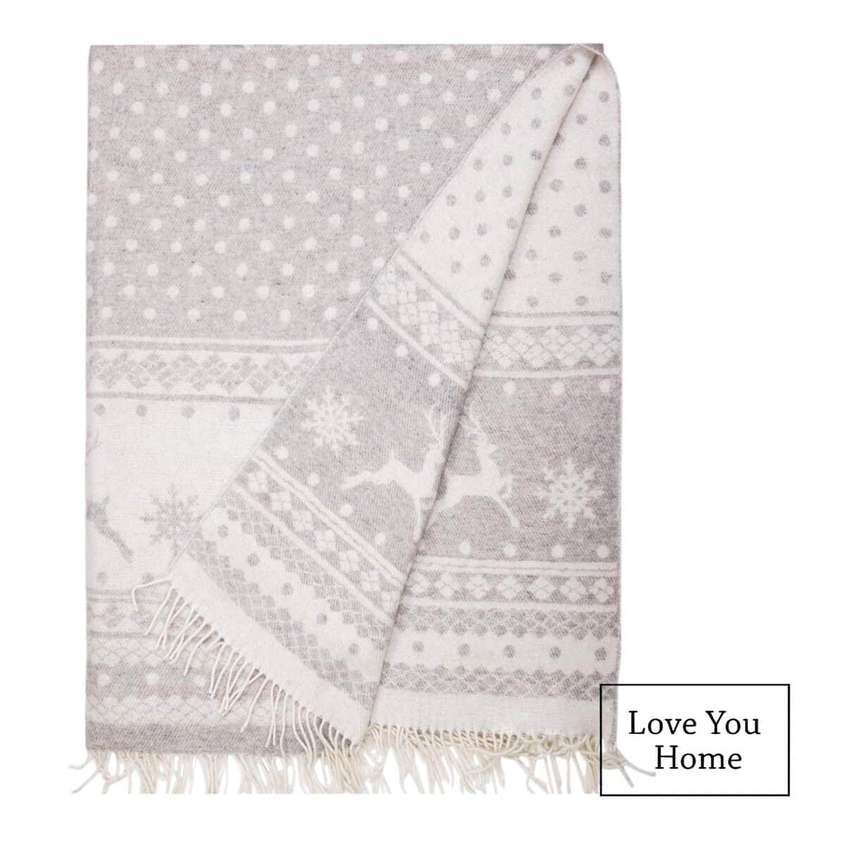 Manta de Lana Merina LYHome - Abrigo Cálido para Clima - Imagen 6