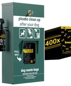 Dispensador de Bolsas para Desechos de Perro con Botella de