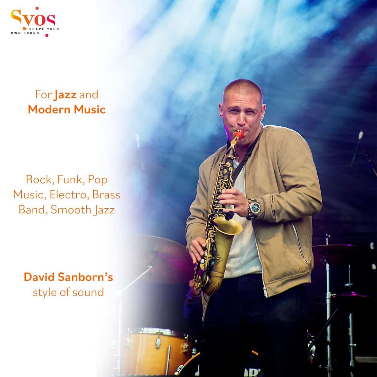 Boquilla de Saxofón Alto Syos, Modelo Spark, Apertura de - Imagen 6