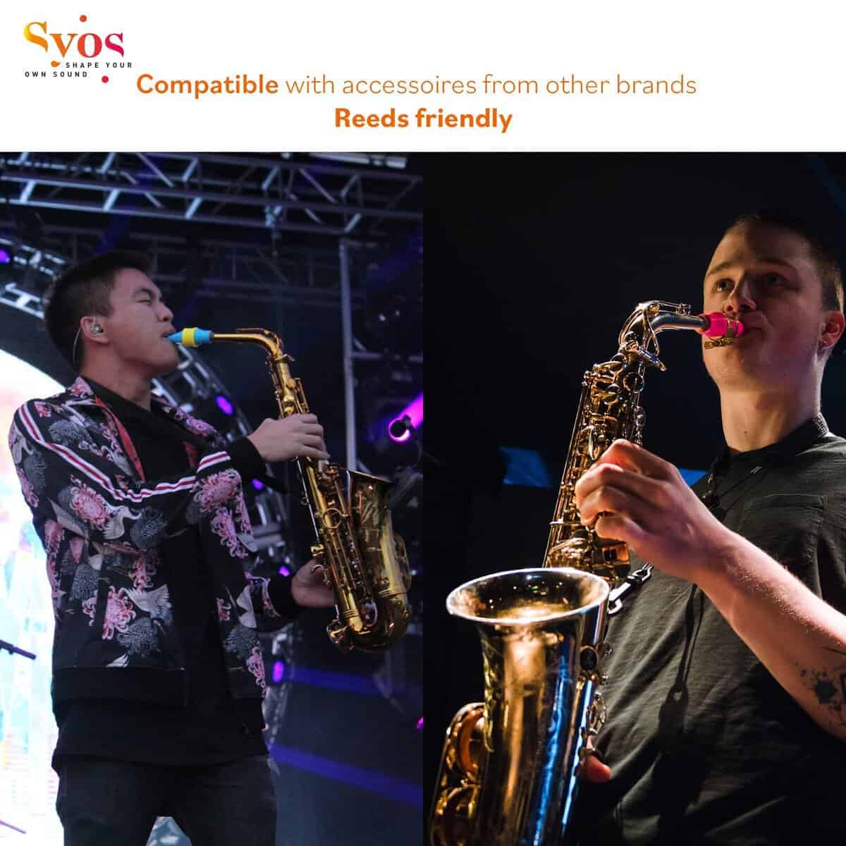 Boquilla de Saxofón Alto Syos, Modelo Spark, Apertura de - Imagen 7