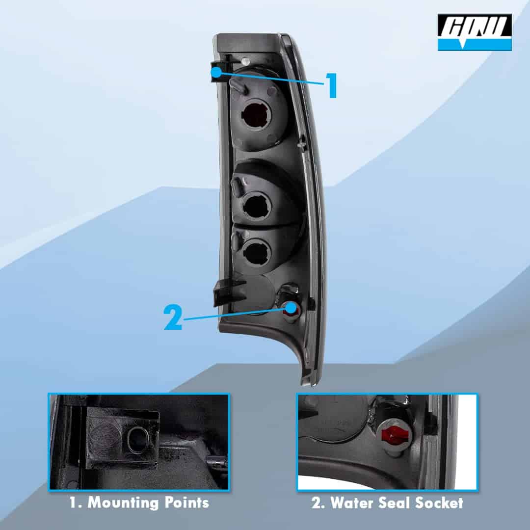 CPW Luces traseras compatibles con [1999 2000 2001 2002 - Imagen 4