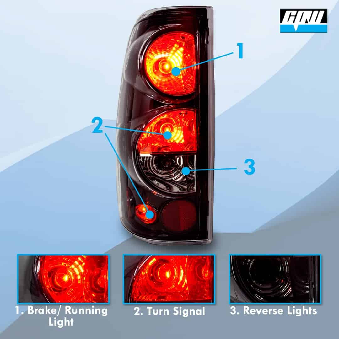 CPW Luces traseras compatibles con [1999 2000 2001 2002 - Imagen 3