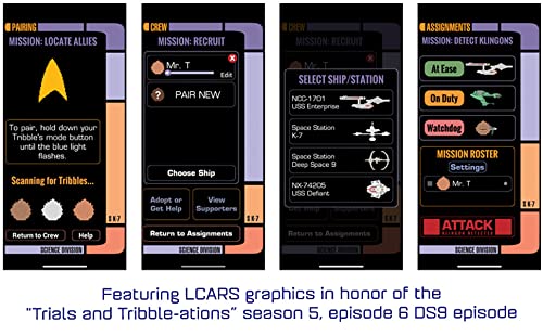 Peluche interactivo Star Trek New APP-Enabled Tribble 8" - Imagen 4