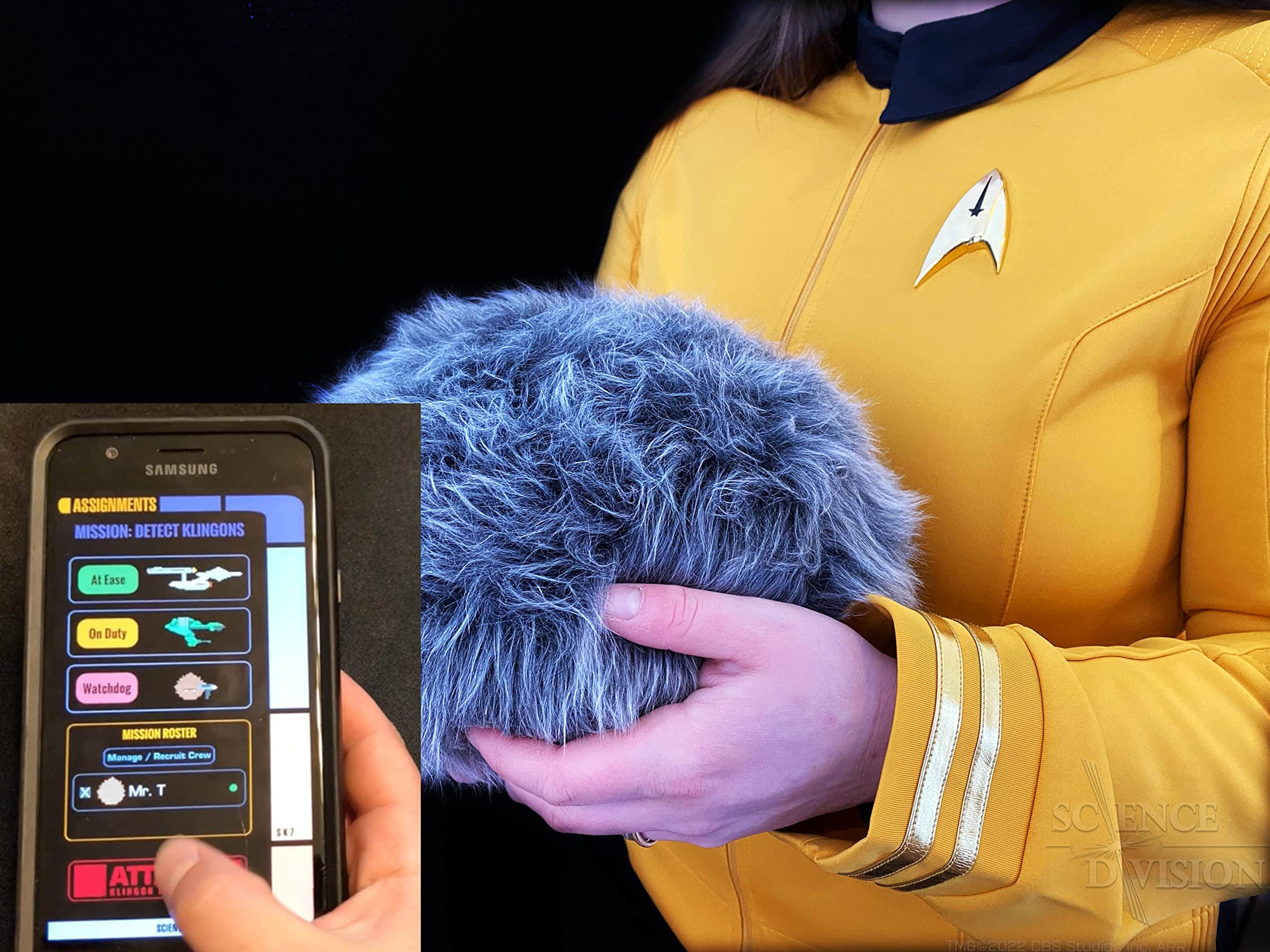 Peluche interactivo Star Trek New APP-Enabled Tribble 8" - Imagen 3