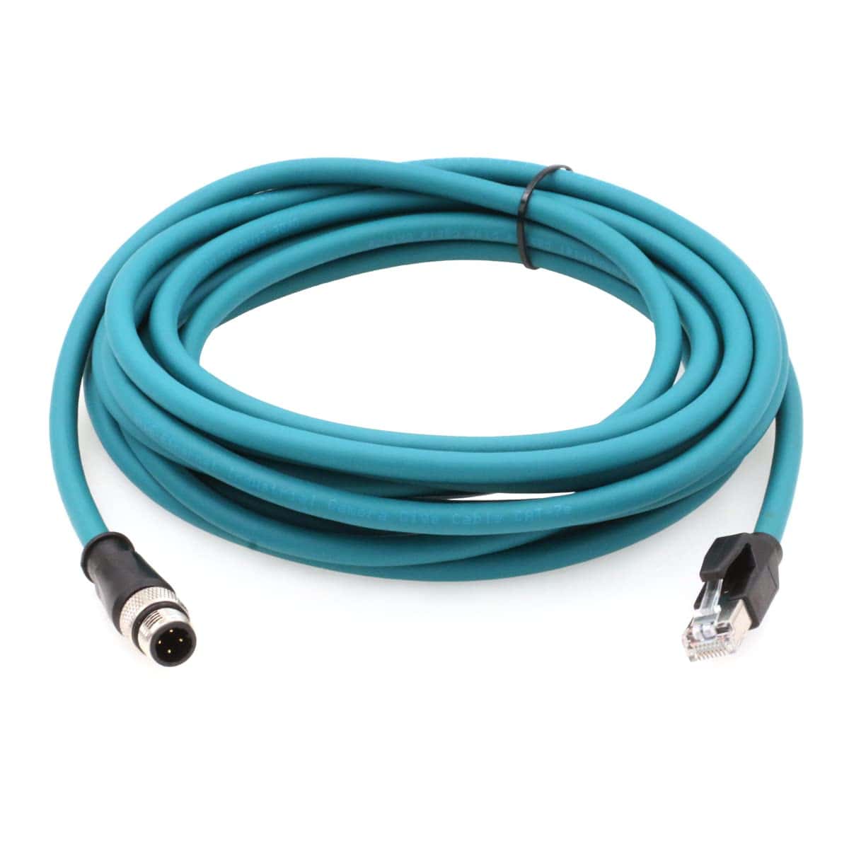 Cable Ethernet SZRMCC M12 D-Code 4 Pin Macho a Conector